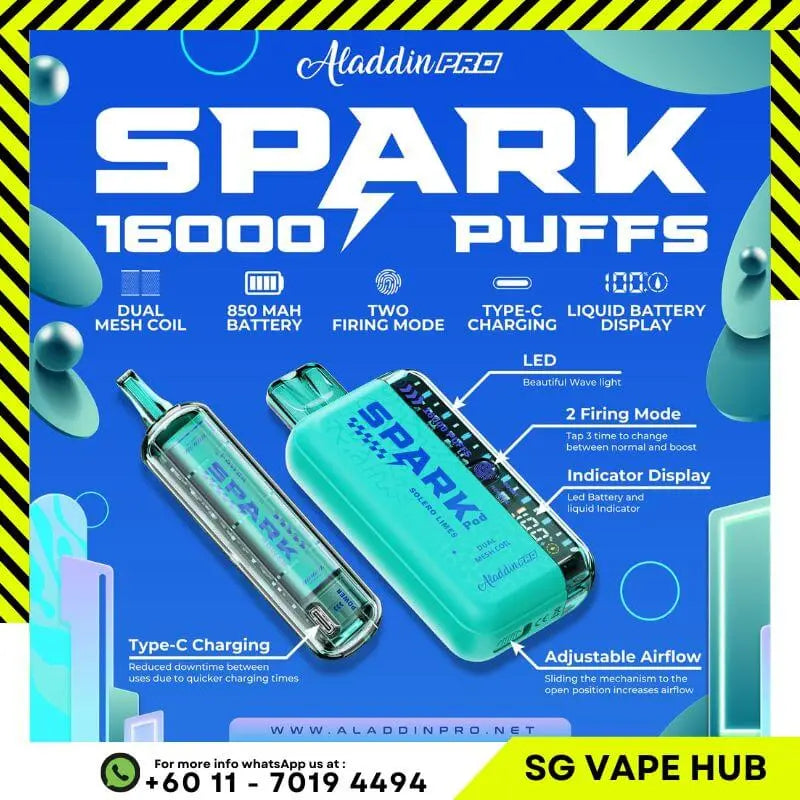 SGVape-ALADDIN-SPARK-16000-SG-Vape-Hub